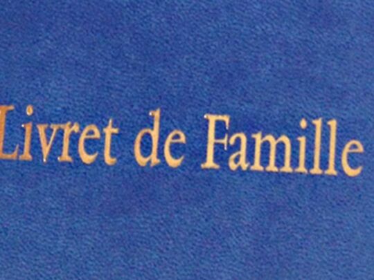 Livret de famille Livret de famille